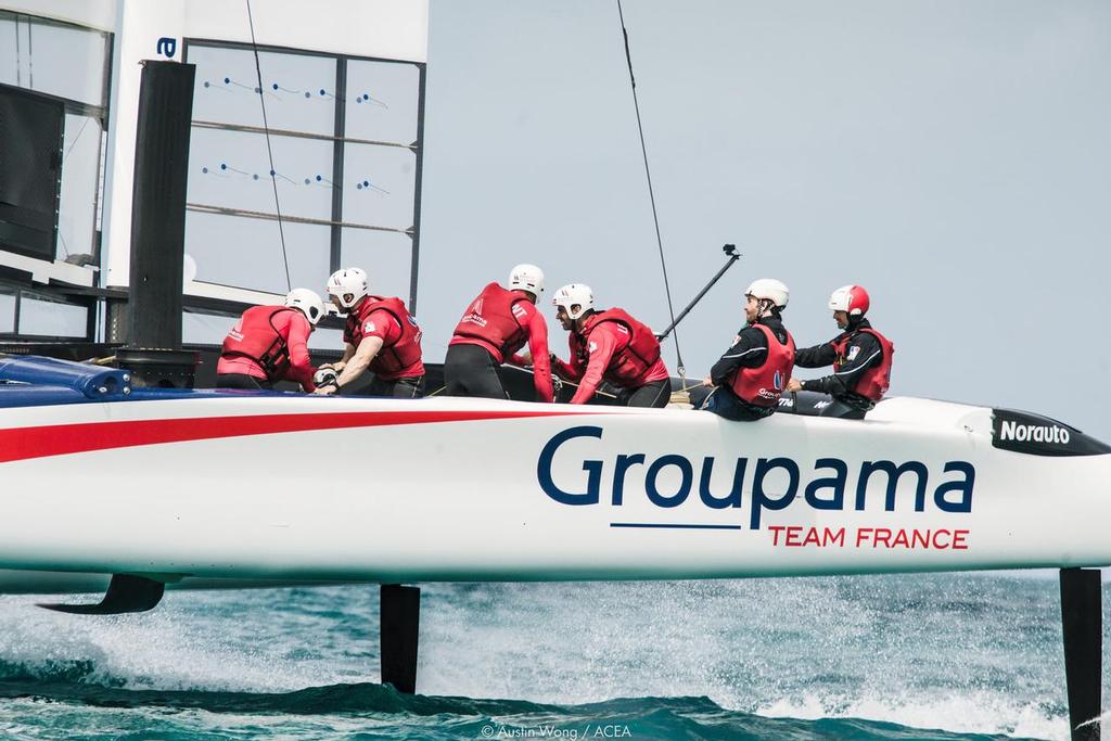 06/04/2017 - Hamilton (BMU) - 35th America's Cup Bermuda 2017 - America's Cup Class (ACC) boats practice racing © Austin Wong | ACEA